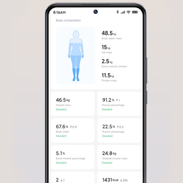قیمت و خرید ترازوی هوشمند شیائومی Xiaomi Body Composition Scale S400