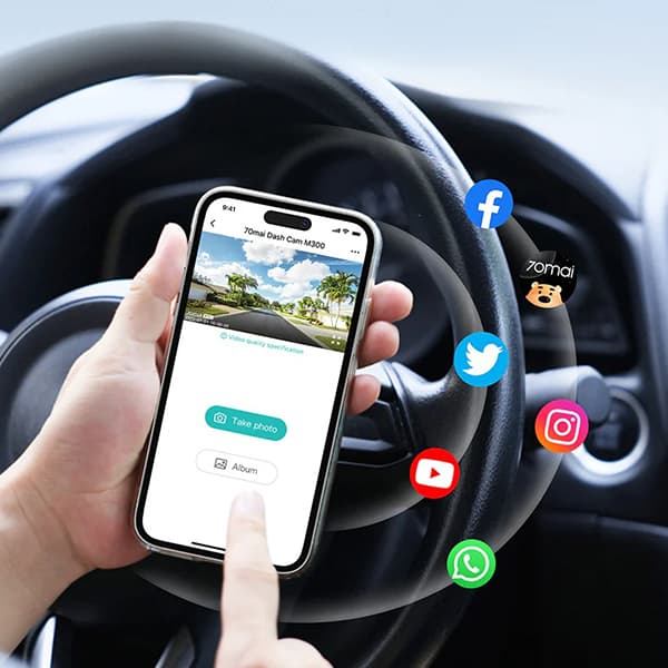 قیمت دوربین خودرو شیائومی 70mai Dash Cam M300