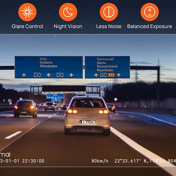 قیمت دوربین خودرو شیائومی 70mai Dash Cam 3